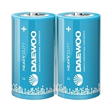 Батарейка DAEWOO HEAVY DUTY R20 D Shrink 2 1.5V