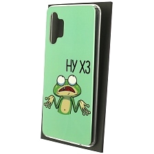 Чехол накладка для SAMSUNG Galaxy A32 4G (SM-A325F), силикон, рисунок НУ ХЗ