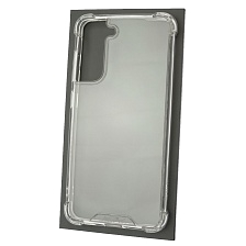 Чехол накладка King Kong Case для SAMSUNG Galaxy S21 FE (SM-G990B), силикон, противоударный, цвет прозрачный