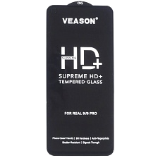 Защитное стекло VEASON HD+ для Realme 9i, Realme 9 Pro, цвет окантовки черный Защитное стекло VEASON HD+ для Realme 9i, Realme 9 Pro, цвет окантовки черный