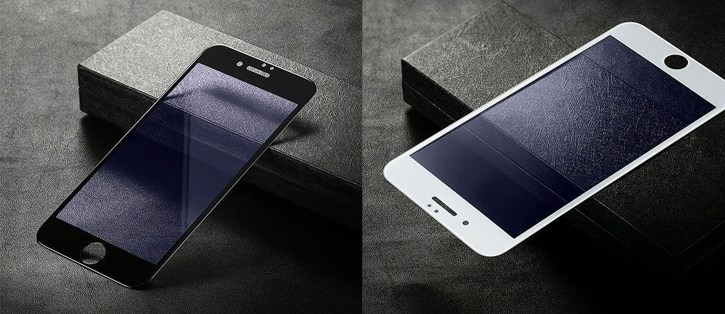 Защитное стекло Soft 3D для APPLE iPhone 6/6 plus (5.5") Anti-bluelight Baseus 0.23 PET цвет белый