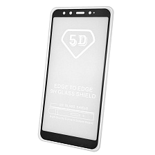 Защитное стекло 9D Full Glue для XIAOMI Mi 6X, Mi A2, цвет канта черный.