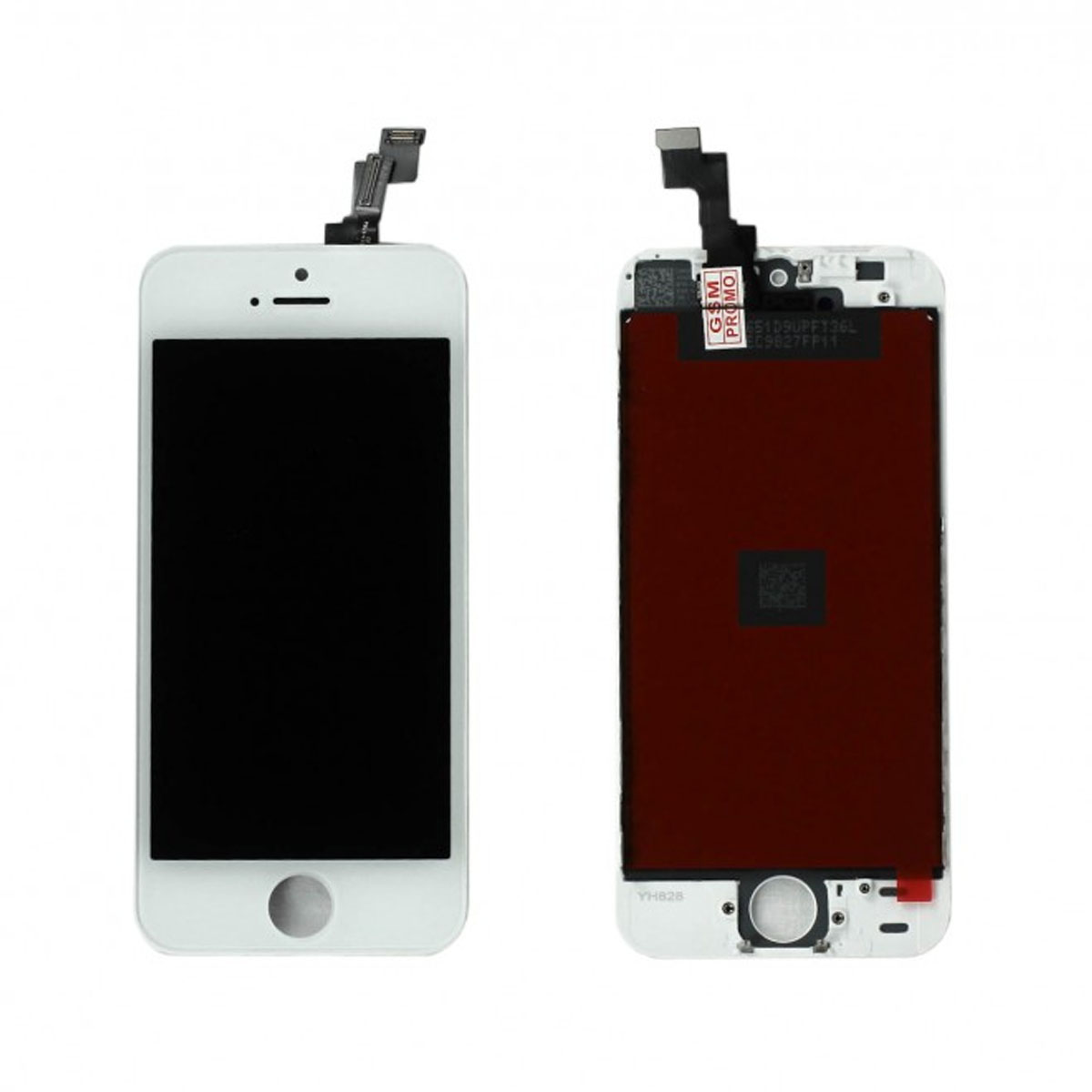 Дисплей в сборе c тачскрином для APPLE iPhone 5S, iPhone SE, яркая подсветка, первая категория, класс AAA, цвет белый