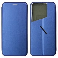 Чехол книжка STYLISH для TECNO Pova 5 Pro 5G, экокожа, визитница, цвет синий