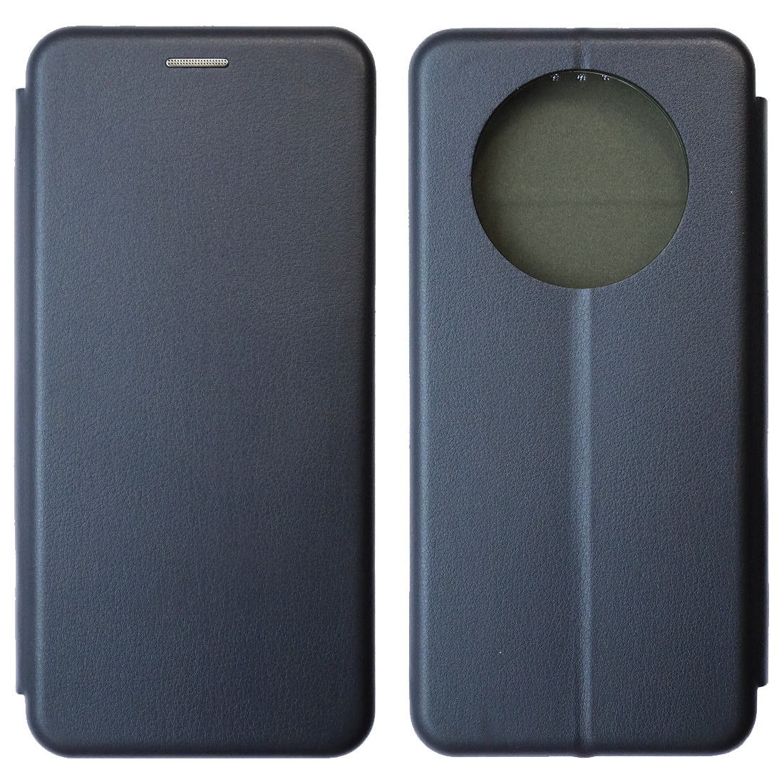 Чехол книжка STYLISH для Realme 11 Pro 5G, Realme 11 Pro Plus 5G, экокожа, визитница, цвет темно синий