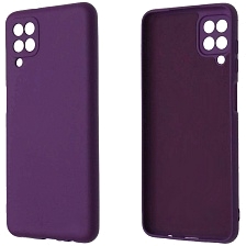 Чехол накладка NANO для SAMSUNG Galaxy A12 (SM-A125), M12 (SM-M127F), силикон, бархат, цвет фиолетовый Чехол накладка NANO для SAMSUNG Galaxy A12 (SM-A125), M12 (SM-M127F), силикон, бархат, цвет фиолетовый