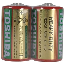 Батарейка TOSHIBA Heavy Duty R20 D Shrink 2 1.5V