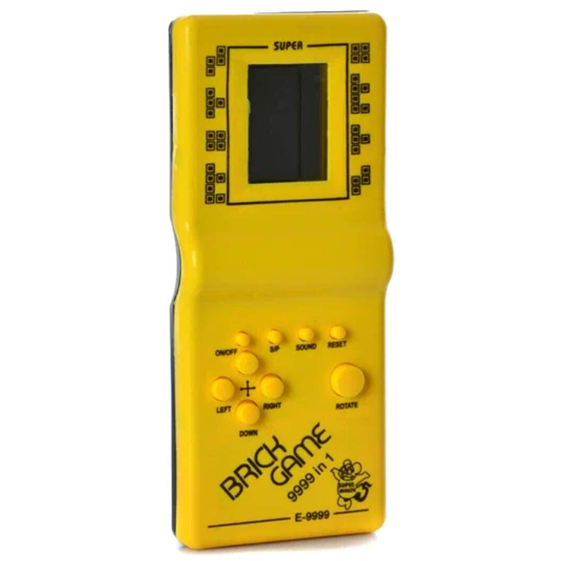 Тетрис классический Brick Game, 9999 в 1, цвет желтый