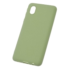 Чехол накладка Soft Touch для SAMSUNG Galaxy A01 Core (SM-A013), силикон, матовый, цвет фисташковый | РЕТРО 6