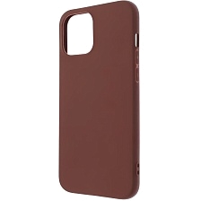 Чехол накладка для APPLE iPhone 12 Pro MAX (6.7"), силикон, цвет коричневый