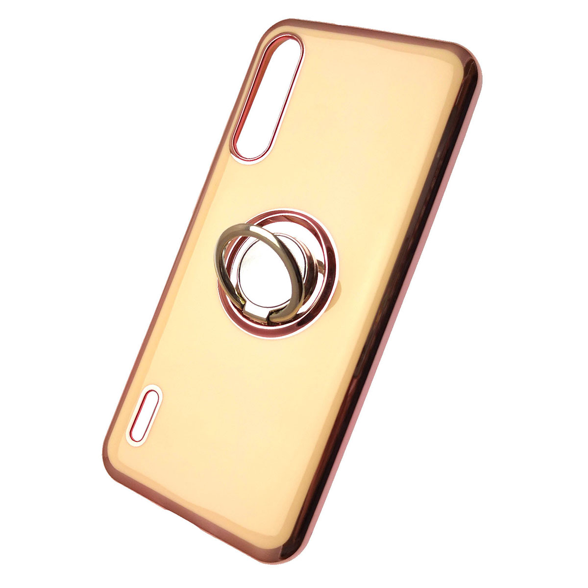 Чехол накладка для XIAOMI Mi A3, Mi CC9E, силикон, кольцо держатель, цвет молочный. Чехол накладка для XIAOMI Mi A3, Mi CC9E, силикон, кольцо держатель, цвет молочный.
