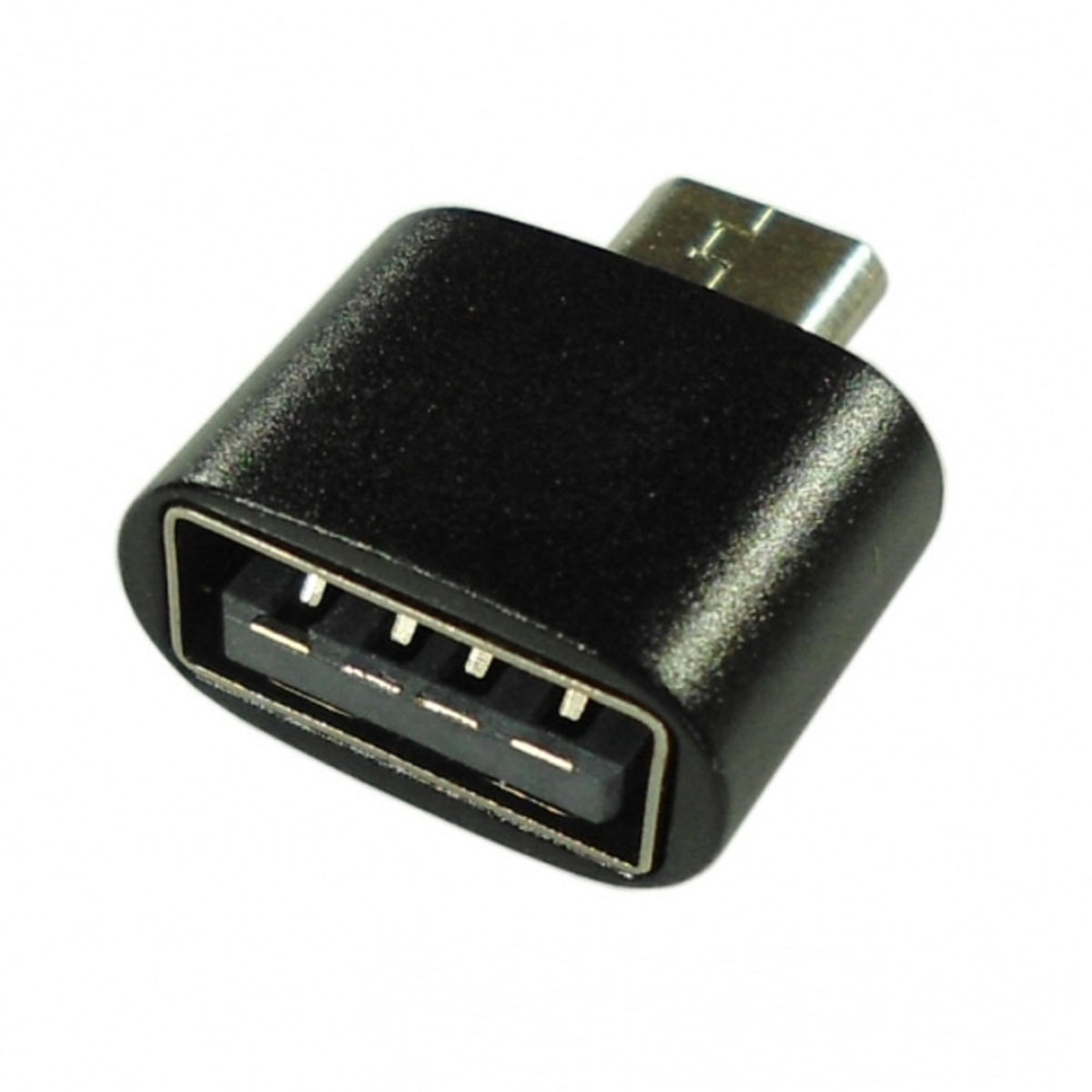 Адаптер, переходник, конвертер ОРБИТА BS-519 Micro USB на USB, цвет черный