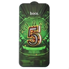 Защитное стекло 5D HOCO G12 для APPLE iPhone 13 Pro Max (6.7"), iPhone 14 Plus (6.7"), цвет окантовки черный