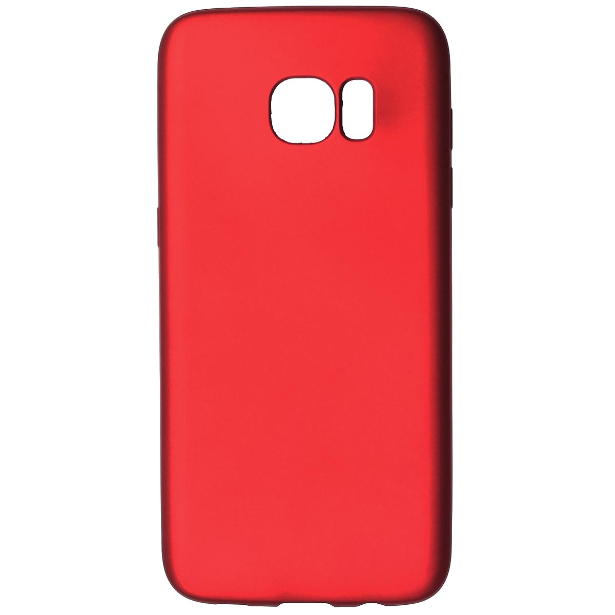 Чехол накладка J-Case THIN для SAMSUNG Galaxy S7 Edge (SM-G935), силикон, цвет красный
