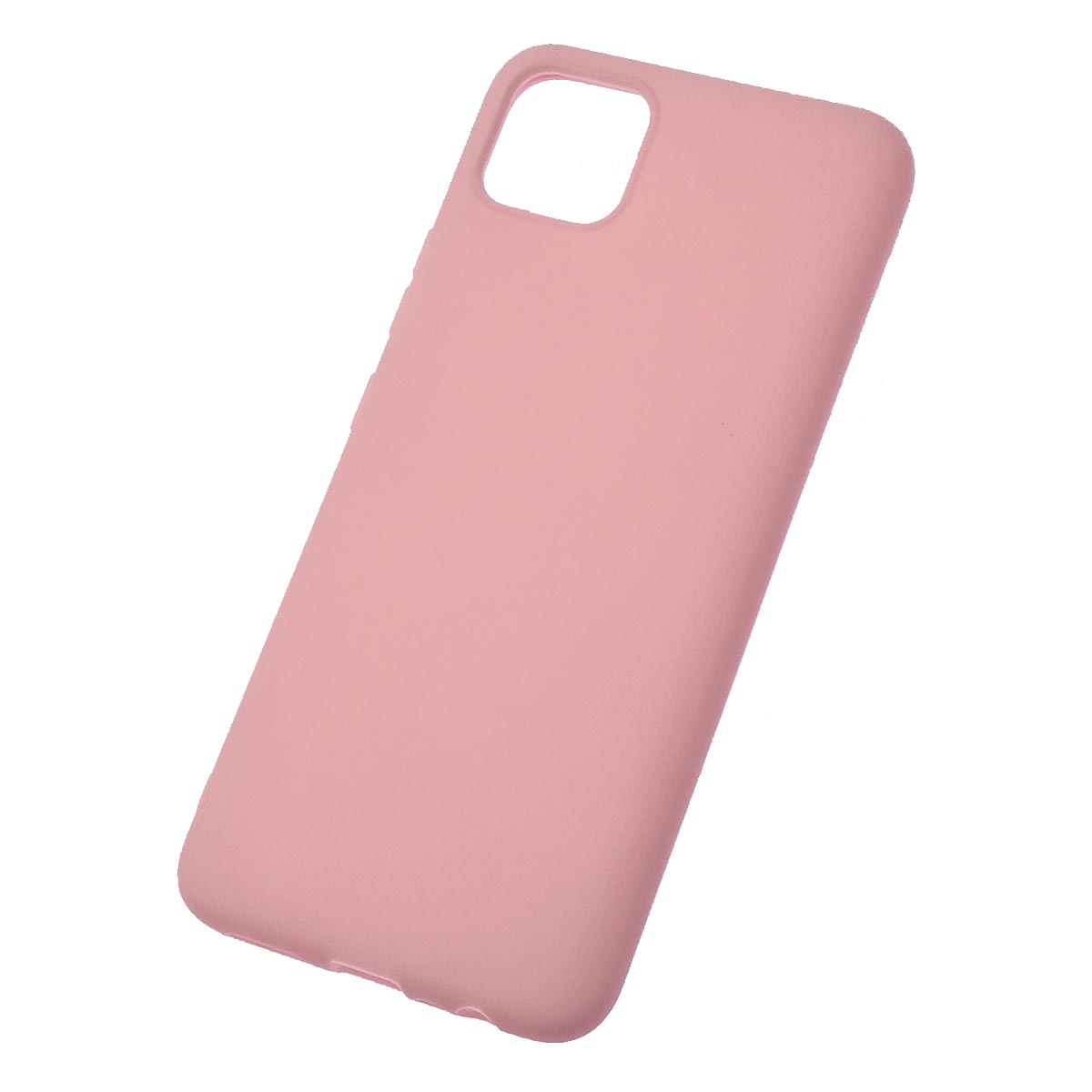 Чехол накладка SOFT TOUCH для Realme C11 2020, силикон, матовый, цвет розовый