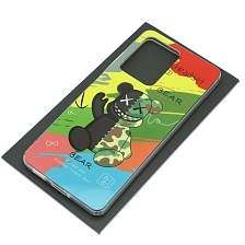 Чехол накладка для XIAOMI Redmi Note 12 Pro Plus 5G, силикон, глянцевый, рисунок BEAR