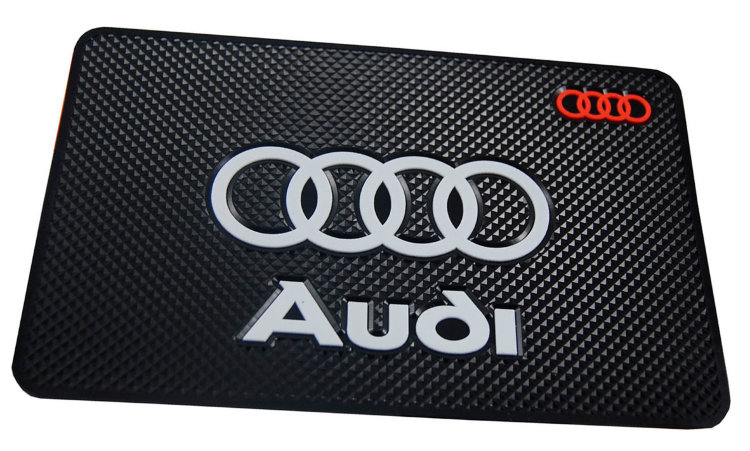 Коврик автомобильный для телефонов "Автобренды" (цвет=Audi).