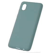 Чехол накладка Soft Touch для SAMSUNG Galaxy A01 Core (SM-A013), силикон, матовый, цвет хвойный