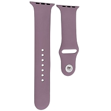 Ремешок для Apple Watch спортивный "Sport", размер 42-44 mm, цвет серо фиолетовый