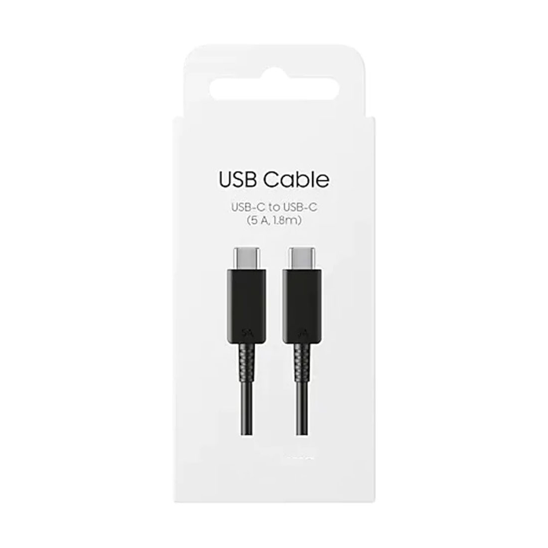 Кабель (EP-DX510) USB Type C на USB Type C, 5A, длина 1.8 метра, цвет черный