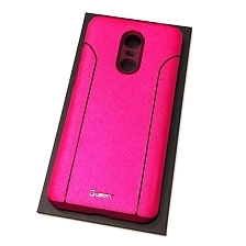 Чехол накладка для XIAOMI REDMI 5 PLUS, силикон, цвет малиновый