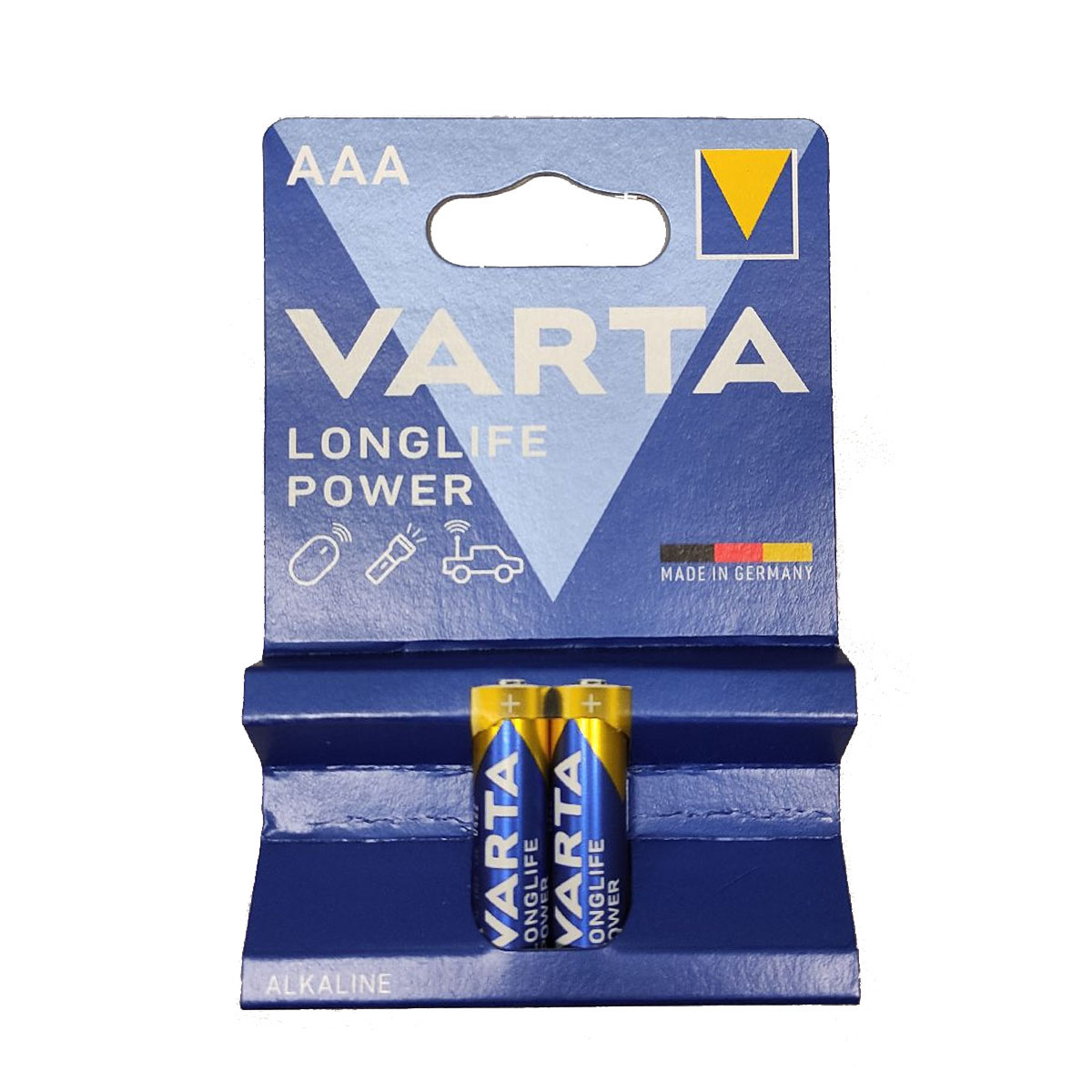 Батарейка VARTA LONGLIFE POWER (HIGH ENERGY) LR03 AAA BL2 Alkaline 1.5V
