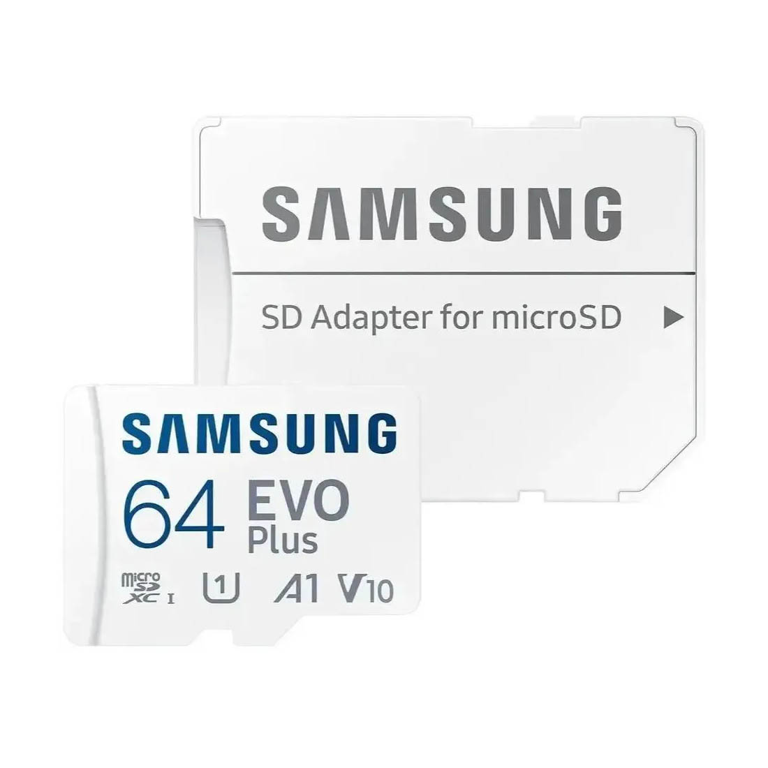 Карта памяти MicroSDXC 64GB SAMSUNG EVO Plus Class 10 U1, 160 Mb/s, с адаптером Карта памяти MicroSDXC 64GB SAMSUNG EVO Plus Class 10 U1, 160 Mb/s, с адаптером