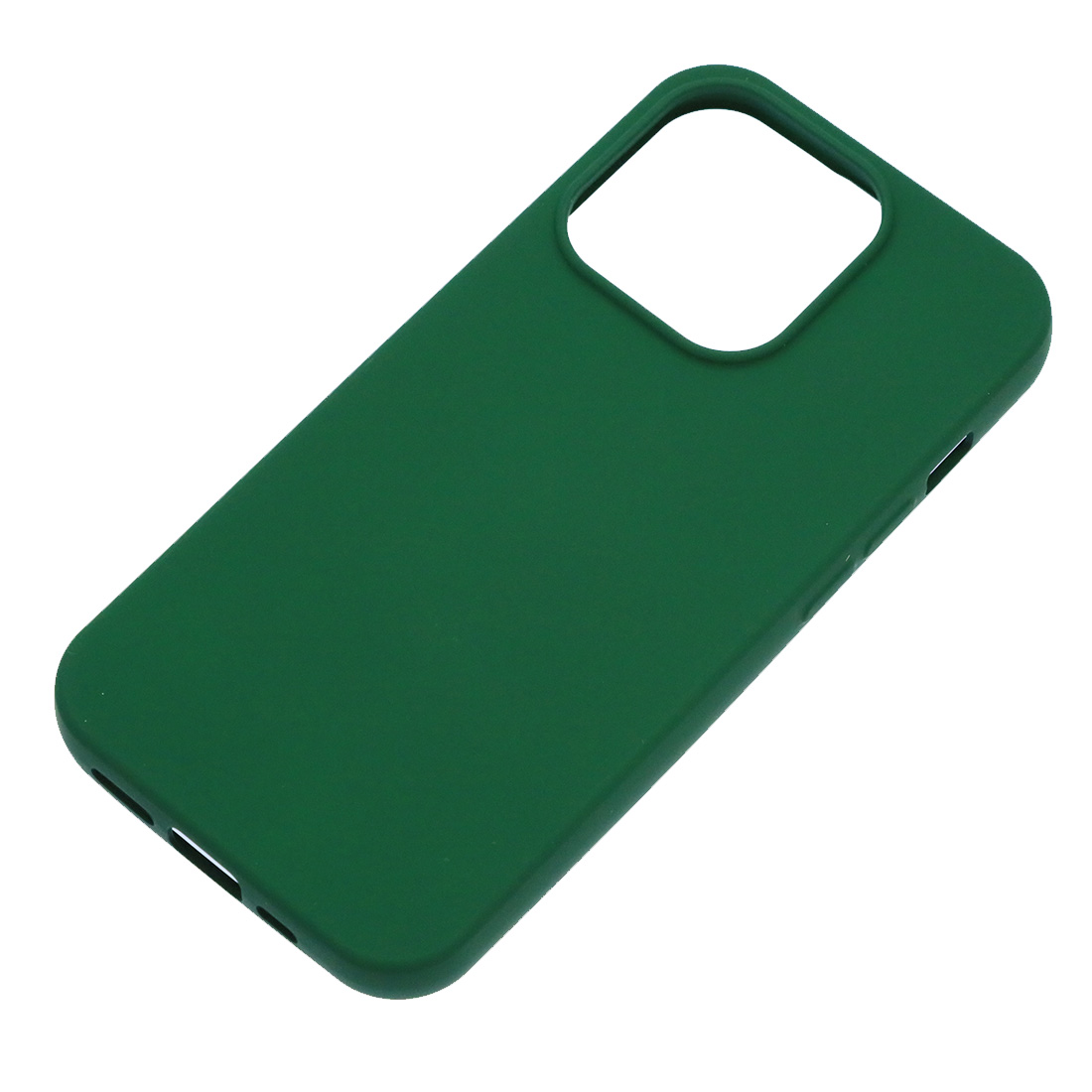 Чехол накладка Silicon Case для APPLE iPhone 15 Pro (6.1"), силикон, бархат, цвет темно зеленый Чехол накладка Silicon Case для APPLE iPhone 15 Pro (6.1"), силикон, бархат, цвет темно зеленый