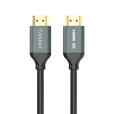 Кабель HDMI (M) - HDMI (M) EARLDOM ET-W30, 8K, v2.1, длина 1.5 метра, цвет черный