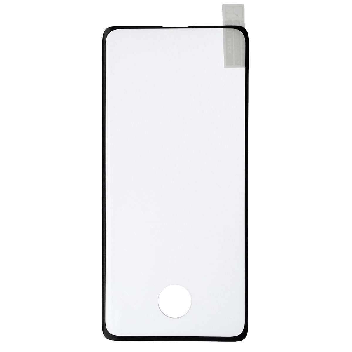 Защитное стекло 9H для SAMSUNG Galaxy S10 (SM-G973), цвет окантовки черный.