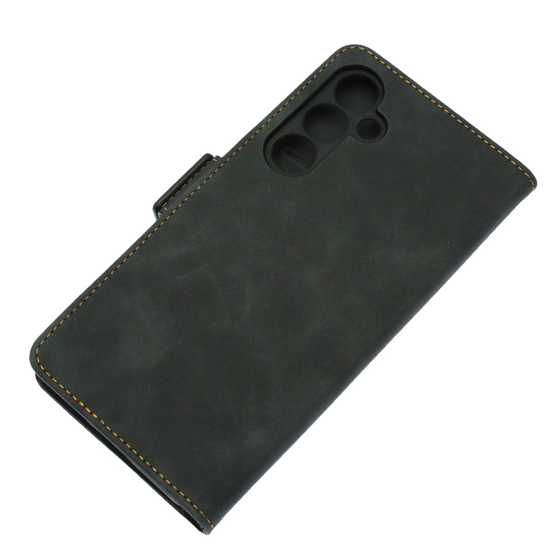 Чехол книжка NICE для SAMSUNG Galaxy A55 5G, защита камеры, экокожа, визитница, цвет черный