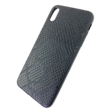 Чехол накладка для APPLE iPhone XS MAX, силикон, цвет черный.