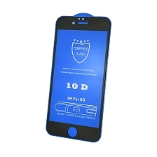 Защитное стекло 10D для APPLE iPhone 6, 6G, 6S, цвет окантовки черный. Защитное стекло 10D для APPLE iPhone 6, 6G, 6S, цвет окантовки черный.