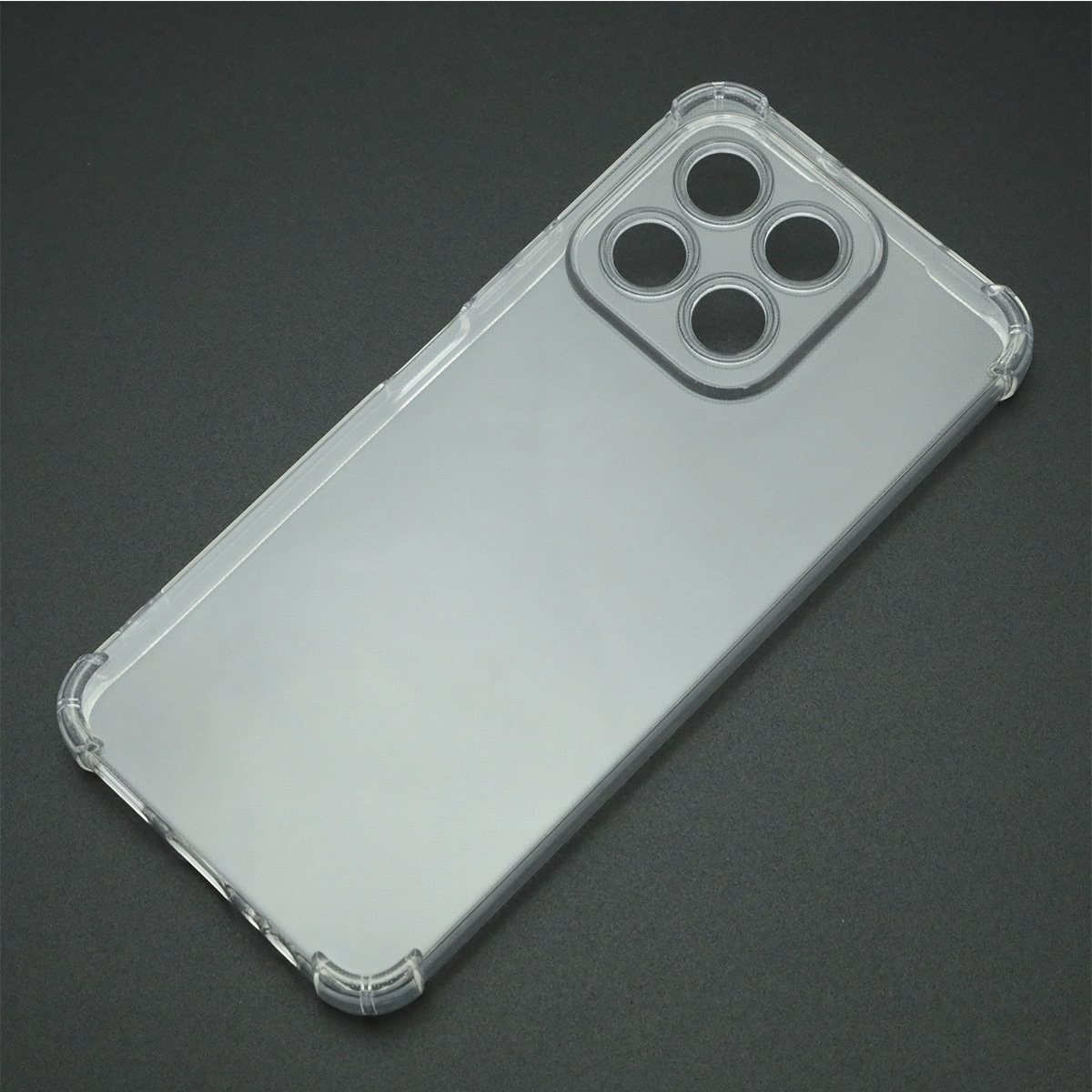 Чехол накладка для Honor X6b 4G, защита камеры, силикон, прозрачный