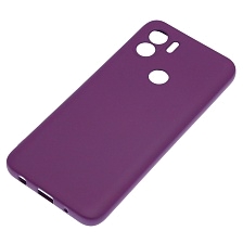 Чехол накладка NANO для Redmi A1 Plus, Redmi A2 Plus, POCO C51, силикон, бархат, цвет фиолетовый