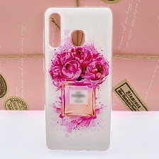 Чехол накладка для SAMSUNG Galaxy A30 (SM-A305), силикон, глянец, рисунок №5 Paris Parfum.