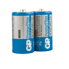 Батарейка GP PowerPlus R14 C Shrink 2 Heavy Duty 1.5V