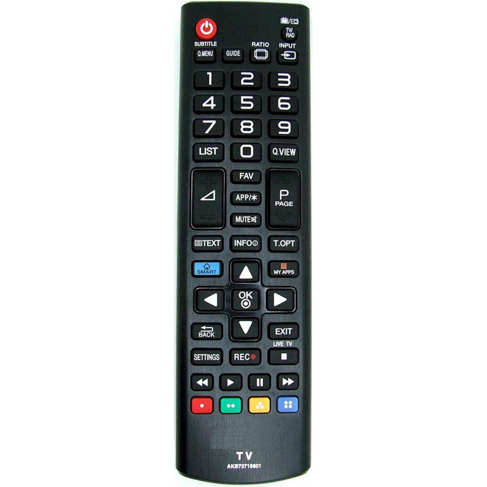 Пульт ДУ AKB73715601 для телевизоров LG, цвет черный