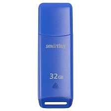 Флешка USB 2.0 32GB SMARTBUY Easy, цвет синий