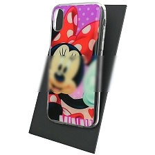 Чехол накладка для APPLE iPhone X, iPhone XS, силикон, глянцевый, рисунок Минни Маус