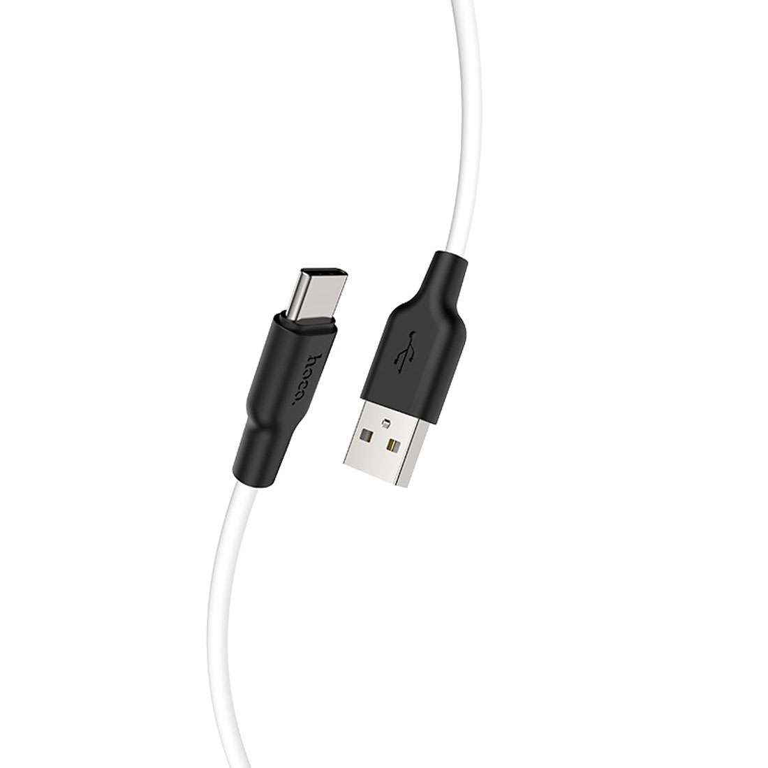 Кабель HOCO X21 Plus USB Type C, 3A, длина 2 метра, цвет белый