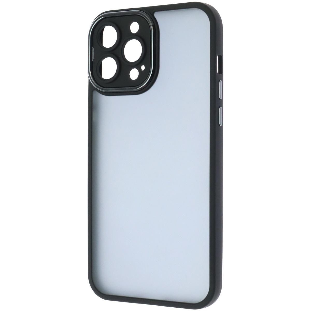Чехол накладка KING для APPLE iPhone 13 Pro Max (6.7"), силикон, пластик, защита камеры, цвет окантовки черный