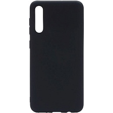 Чехол накладка Soft Touch для SAMSUNG Galaxy A50 (SM-A505), A30s (SM-A307), A50s (SM-A507), силикон, цвет черный.