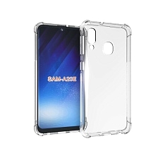 Чехол накладка King Kong Case для SAMSUNG Galaxy A20 (SM-A205), Galaxy A30 (SM-A305), Galaxy M10S (SM-M107), силикон, цвет прозрачный