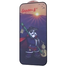 Защитное стекло Super-A+ для APPLE iPhone 14 Pro, цвет окантовки черный Защитное стекло Super-A+ для APPLE iPhone 14 Pro, цвет окантовки черный