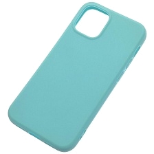 Чехол накладка для APPLE iPhone 12 mini (5.4"), силикон, цвет зелено бирюзовый