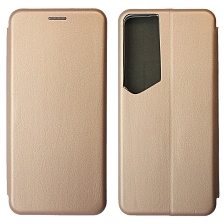 Чехол книжка STYLISH для TECNO Pova 4, Pova Neo 2, экокожа, визитница, цвет розовое золото