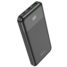 Внешний портативный аккумулятор, Power Bank HOCO J102 Cool figure, 10000 mAh, 20W, PD20W, QC3.0, LED дисплей, цвет черный