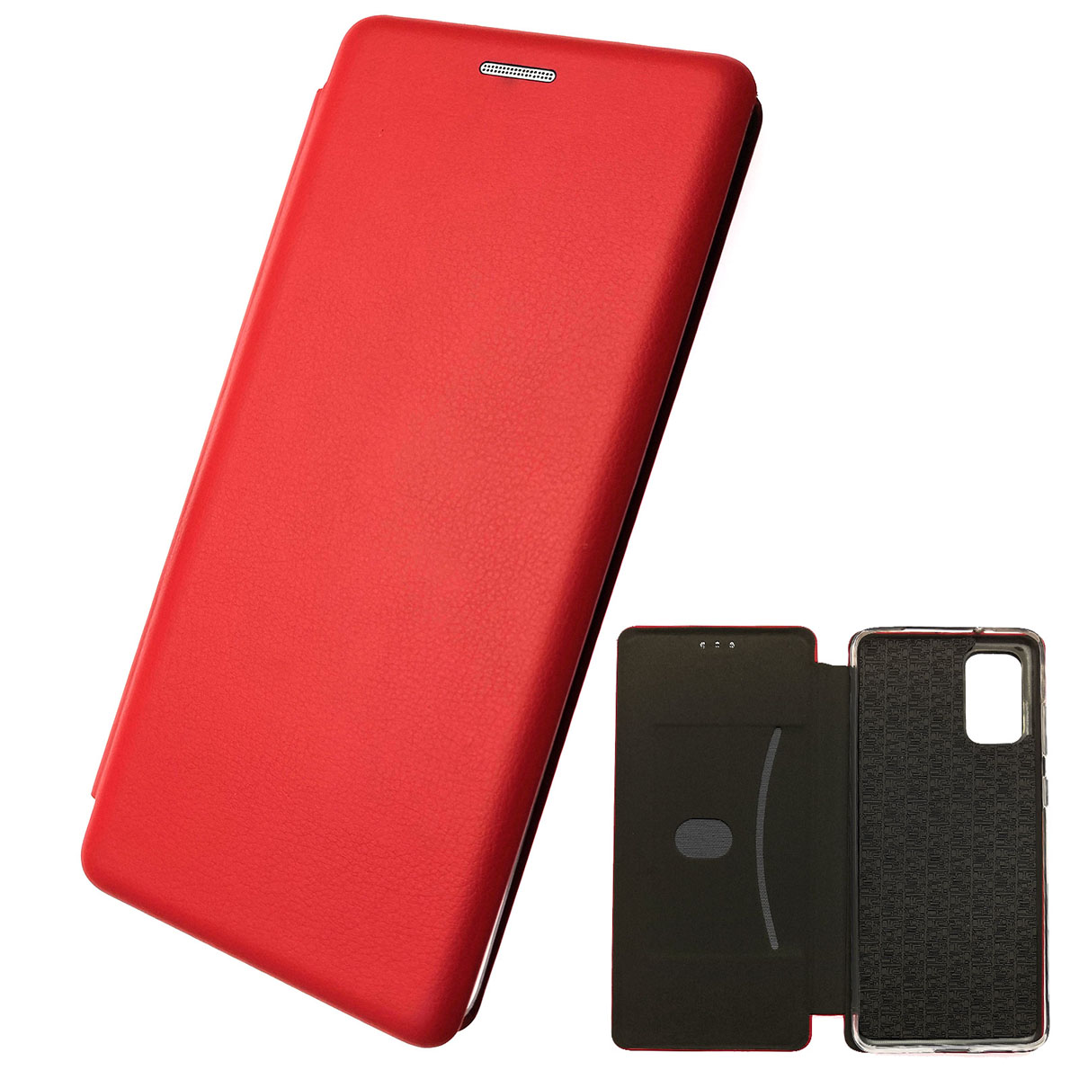 Чехол книжка STYLISH для SAMSUNG Galaxy S20 Plus (SM-G985), экокожа, визитница, цвет красный Чехол книжка STYLISH для SAMSUNG Galaxy S20 Plus (SM-G985), экокожа, визитница, цвет красный