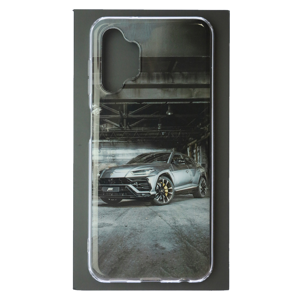 Чехол накладка для SAMSUNG Galaxy A13 4G, силикон, глянцевый, рисунок Lamborghini Urus